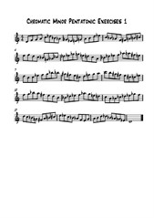 Jazz Trumpet Chromatic Pentatonic Exercise